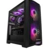 PCSpecialist Fusion A70 PC Gaming Desktop, RX 7900 XTX, AMD Ryzen 7, 32GB RAM, 512GB SSD Gaming Desktop - Black -NARA Computer Shop VH8F8 SQ1 0000000004 BLACK SLf