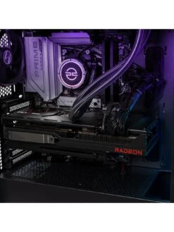 PCSpecialist Fusion A70 PC Gaming Desktop, RX 7900 XTX, AMD Ryzen 7, 32GB RAM, 512GB SSD Gaming Desktop - Black -NARA Computer Shop VH8F8 SQ4 0000000004 BLACK SLd