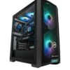 PCSpecialist Fusion R5X Gaming Desktop - GeForce RTX 3070, AMD Ryzen 5, 16GB RAM, 1TB SSD - Black -NARA Computer Shop VH8FA SQ1 0000000004 BLACK SLf