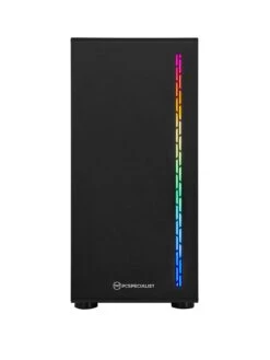 PCSpecialist Fusion A3G PC Gaming Desktop - AMD Ryzen 3, 8GB RAM, 512GB SSD - Black -NARA Computer Shop VH8FB SQ3 0000000004 BLACK SLa