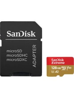 SanDisk Extreme MicroSD 128GB For Action Cams And Drones + SD Adapter -NARA Computer Shop VHDXJ SQ4 0000000099 N A SLd
