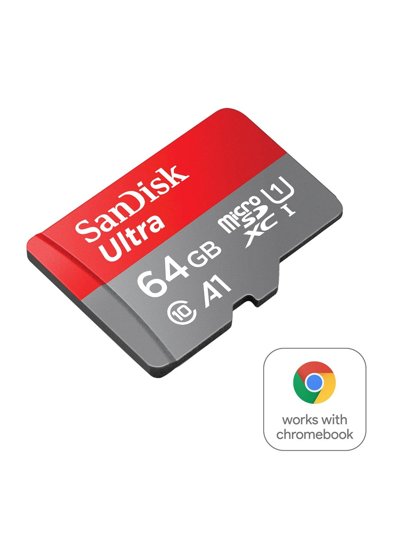 SanDisk Ultra 64GB MicroSDXC UHS-I Card For Chromebooks - With Adapter 5 SanDisk Ultra 64GB MicroSDXC UHS-I Card For Chromebooks - With Adapter - Image 3
