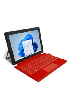 Geo GeoPad 110 2-in-1 Laptop - 10.1in, Intel Celeron N4020, 4GB RAM 128GB SSD, Detachable Keyboard - Strawberry -NARA Computer Shop VHWM3 SQ3 0000000017 RED SLa
