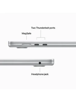 Apple MacBook Air (M2, 2023) 15-inch with 8-core CPU And 10-core GPU, 512GB - Silver -NARA Computer Shop VHWXT SQ5 0000000035 SILVER SLd1