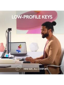 Logitech MX Mechanical Mini For Mac Minimalist Wireless Illuminated Keyboard -NARA Computer Shop VI1ZL SQ4 0000000674 SPACE GREY SLd