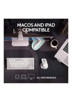 Logitech MX Master 3S For Mac Performance Wireless Mouse - PALE GREY -NARA Computer Shop VI1ZM SQ2 0000000088 NO COLOR SLb