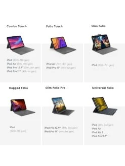 Logitech Combo Touch Case And Keyboard For IPad Air (4th & 5th Generation) - GREY -NARA Computer Shop VI1ZO SQ7 0000000005 GREY SLd3
