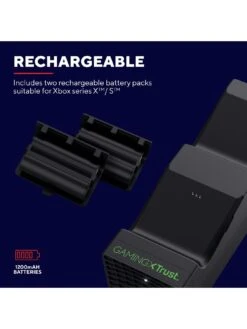 Trust GXT 250 Duo Charge Dock For Xbox Series S / X With 2 Battery Packs 14 Trust GXT 250 Duo Charge Dock For Xbox Series S / X With 2 Battery Packs -NARA Computer Shop VIC4Q SQ6 0000000088 NO COLOR SLd2