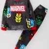 Marvel Children’s All-Over Comic Print Supersoft Fleece Pyjamas - Black -NARA Computer Shop VIDHX SQ1 0000000005 GREY SLf