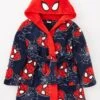 Spiderman Hood Detail Dressing Gown - Navy -NARA Computer Shop VIDL3 SQ1 0000000048 NAVY SLf