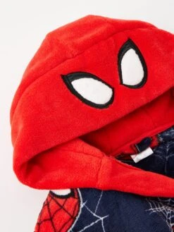Spiderman Hood Detail Dressing Gown - Navy -NARA Computer Shop VIDL3 SQ4 0000000048 NAVY SLd