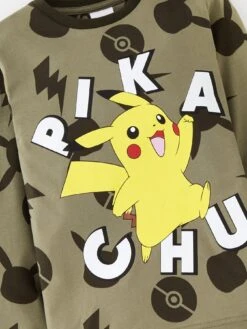 Pokemon All Over Print Long Sleeve Pyjamas - Khaki 8 Pokemon All Over Print Long Sleeve Pyjamas - Khaki -NARA Computer Shop VIDLL SQ4 0000000058 KHAKI SLd