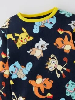 Pokemon All Over Print Fleece Pyjamas - Grey -NARA Computer Shop VIDLR SQ4 0000000005 GREY SLd