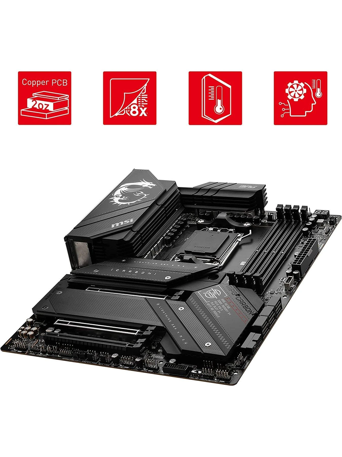 MSI X670 AMD PC Gaming Motherboard 6 MSI X670 AMD PC Gaming Motherboard - Image 4
