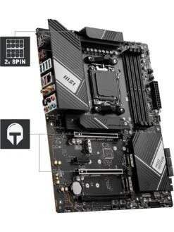 MSI PRO X670 AMD PC Gaming Motherboard -NARA Computer Shop VIH0G SQ5 0000000004 BLACK SLd1