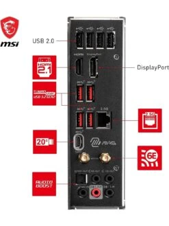 MSI MAG B760 Intel PC Gaming Motherboard -NARA Computer Shop VIH0J SQ6 0000000004 BLACK SLd2