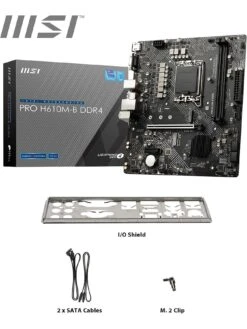MSI PRO H610 Intel PC Gaming Motherboard -NARA Computer Shop VIH0L SQ7 0000000004 BLACK SLd3