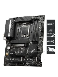 MSI PRO Z690 Intel PC Gaming Motherboard -NARA Computer Shop VIH0N SQ3 0000000004 BLACK SLa