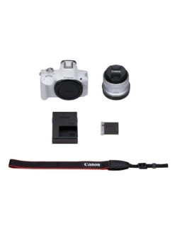 Canon® Canon EOS R50 APS-C Mirrorless Camera Inc RF-S 18-45mm Lens - White 14 Canon® Canon EOS R50 APS-C Mirrorless Camera Inc RF-S 18-45mm Lens - White -NARA Computer Shop VIMGF SQ6 0000000013 WHITE SLd2