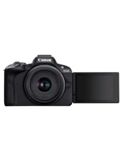 Canon® Canon EOS R50 APS-C Mirrorless Camera Inc RF-S 18-45mm+ RF-S 55-210mm Lens -NARA Computer Shop VIMGG SQ5 0000000004 BLACK SLd1