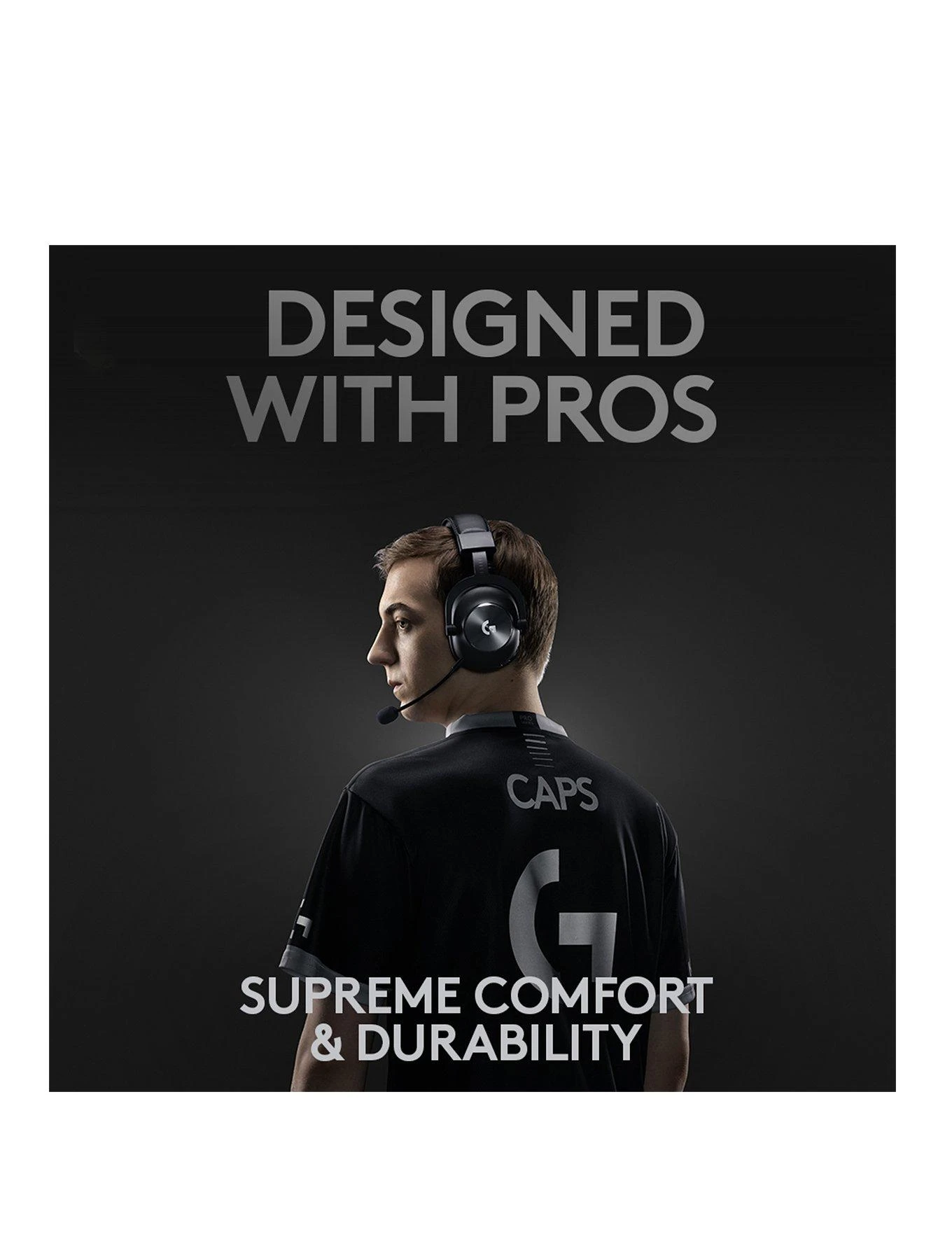 LogitechG PRO X Wireless LIGHTSPEED Gaming Headset - BLACK 4 LogitechG PRO X Wireless LIGHTSPEED Gaming Headset - BLACK - Image 2