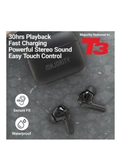 Majority TRU 1 Wireless Bluetooth Earbuds - Black -NARA Computer Shop VIQN9 SQ2 0000000004 BLACK SLb