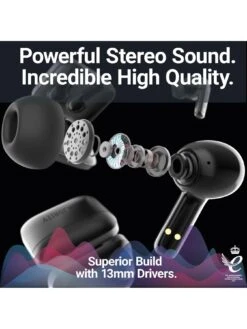 Majority TRU 1 Wireless Bluetooth Earbuds - Black -NARA Computer Shop VIQN9 SQ5 0000000004 BLACK SLd1