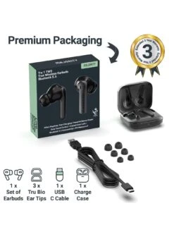 Majority TRU 1 Wireless Bluetooth Earbuds - Black -NARA Computer Shop VIQN9 SQ7 0000000004 BLACK SLd3