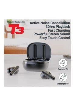 Majority Tru 2 ANC Earphones Black -NARA Computer Shop VIQNB SQ2 0000000004 BLACK SLb