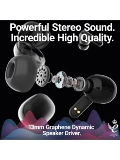 Majority Tru 2 ANC Earphones Black -NARA Computer Shop VIQNB SQ5 0000000004 BLACK SLd1