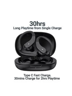 Majority Tru Sport TWS Earphones Black -NARA Computer Shop VIQNC SQ3 0000000004 BLACK SLa