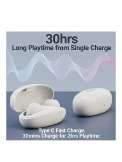 Majority Tru Bio TWS Earbuds White -NARA Computer Shop VIQNF SQ3 0000000013 WHITE SLa