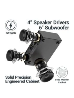 Majority Quadriga CD Music System With Internet, DAB And FM Radio Black -NARA Computer Shop VIQNS SQ3 0000000004 BLACK SLa