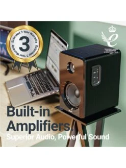 Majority D40 Bookshelf Monitor Speakers 13 Majority D40 Bookshelf Monitor Speakers -NARA Computer Shop VIQNU SQ5 0000000004 BLACK SLd1