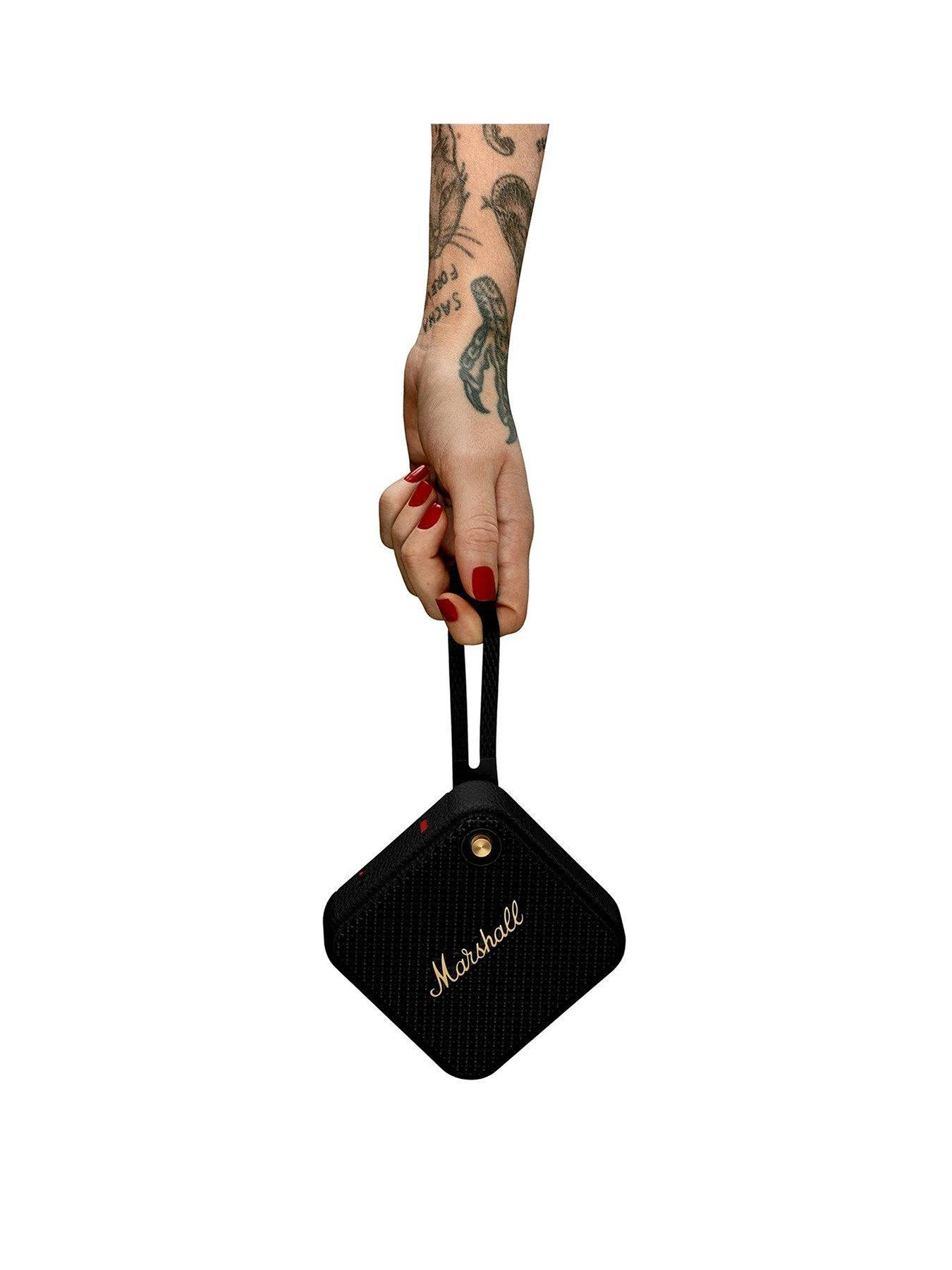 Marshall Willen Portable Bluetooth Speaker - Black & Brass 5 Marshall Willen Portable Bluetooth Speaker - Black & Brass - Image 3