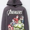 Marvel Boys Avengers Foil Print Hoodie – Grey -NARA Computer Shop VIRZQ SQ1 0000000005 GREY SLf