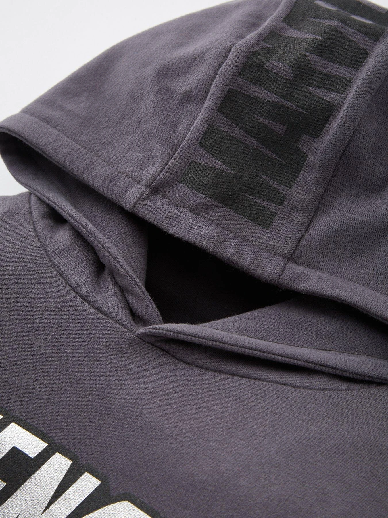 Marvel Boys Avengers Foil Print Hoodie – Grey 6 Marvel Boys Avengers Foil Print Hoodie – Grey - Image 4