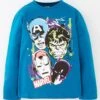Marvel Boys Avengers Long Sleeve T-Shirt - Blue -NARA Computer Shop VIS24 SQ1 0000000020 BLUE SLf