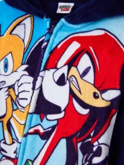 Sonic The Hedgehog Kids Fleece All-in-One - Navy -NARA Computer Shop VIS3M SQ4 0000000048 NAVY SLd