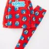 Sonic The Hedgehog Children’s Supersoft Fleece Pyjamas - Red -NARA Computer Shop VIS3O SQ1 0000000017 RED SLf