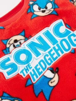 Sonic The Hedgehog Children’s Supersoft Fleece Pyjamas - Red -NARA Computer Shop VIS3O SQ4 0000000017 RED SLd