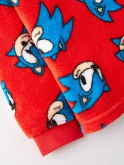Sonic The Hedgehog Children’s Supersoft Fleece Pyjamas - Red -NARA Computer Shop VIS3O SQ5 0000000017 RED SLd1