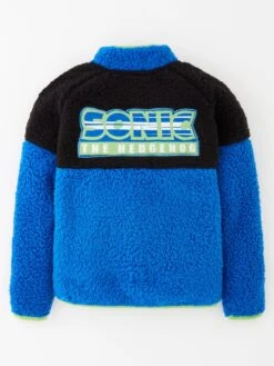 Sonic The Hedgehog Borg Zip Through Jacket -NARA Computer Shop VIS3P SQ3 0000000020 BLUE SLb
