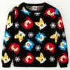 Sonic The Hedgehog Christmas Jumper -NARA Computer Shop VIS3T SQ1 0000000004 BLACK SLf
