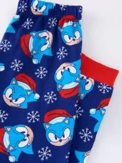 Sonic The Hedgehog Christmas Raglan Pyjamas - Red -NARA Computer Shop VIS78 SQ5 0000000017 RED SLd1