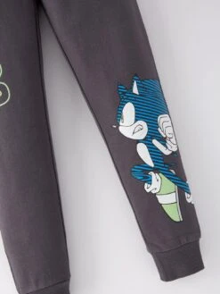 Sonic The Hedgehog Neon Print Joggers - Grey -NARA Computer Shop VISA8 SQ5 0000000005 GREY SLd1