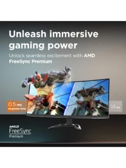 Lenovo G34w-30 34-inch WQHD 170Hz Curved Gaming Monitor -NARA Computer Shop VIZWC SQ5 0000000004 BLACK SLd1