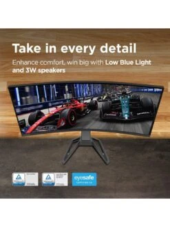 Lenovo G34w-30 34-inch WQHD 170Hz Curved Gaming Monitor -NARA Computer Shop VIZWC SQ7 0000000004 BLACK SLd3