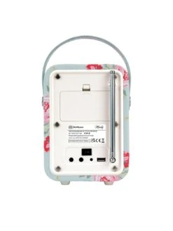 VQ Cath Kidson Mini Portable DAB+ Digital Radio With Bluetooth - Antique Rose -NARA Computer Shop VJ1XC SQ5 0000000067 CREAM SLd1