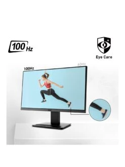 MSI PRO MP273A 27 Inch, Full HD, 100Hz, IPS, Flat Monitor With Built-in Speakers -NARA Computer Shop VJ7VZ SQ3 0000000004 BLACK SLa